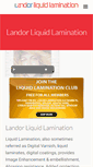 Mobile Screenshot of liquid-lamination.co.uk